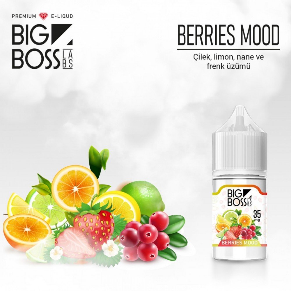 Kaliteli ve Lezzetli Big Boss Berries Mood 30 ml Likitler