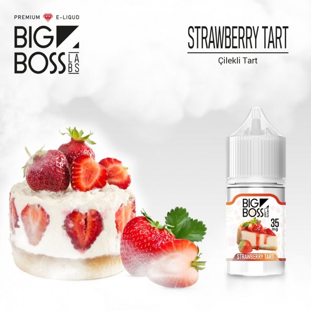 Enfes Big Boss Strawberry Tart 30 Ml Likit