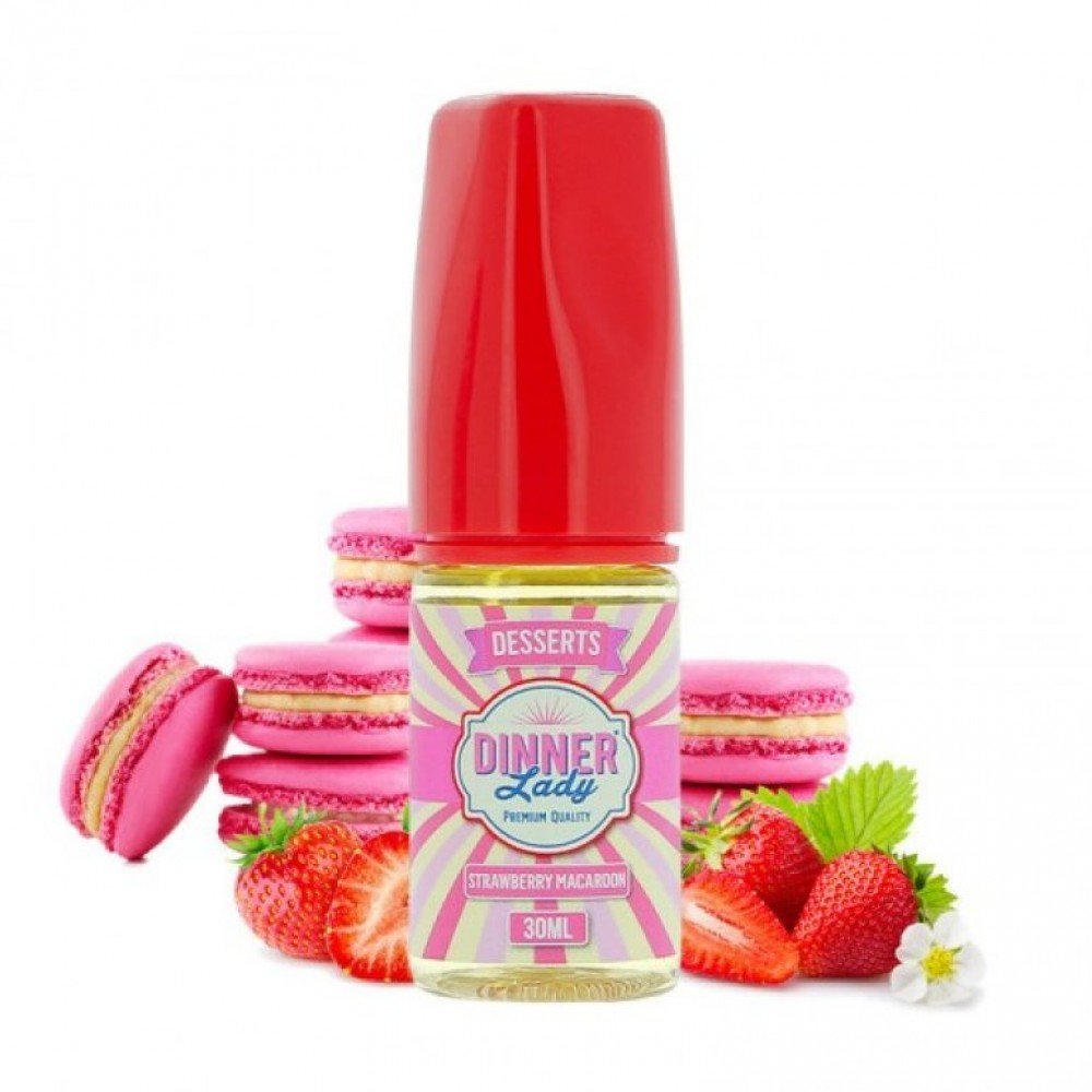 Dinner Lady Strawberry Macaroon Salt Likit: Premium Vape Deneyimi