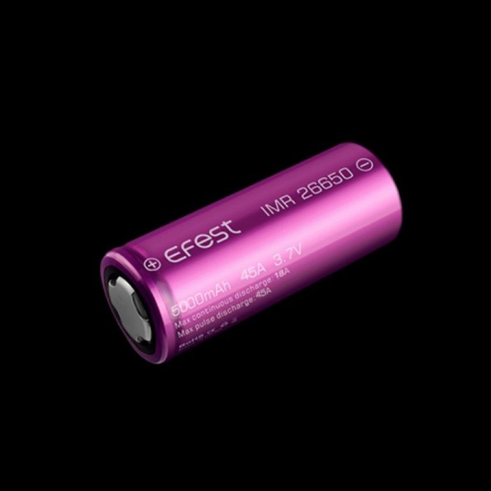 Efest IMR 26550 5000mAh 45A Li-Ion Pil İncelemesi