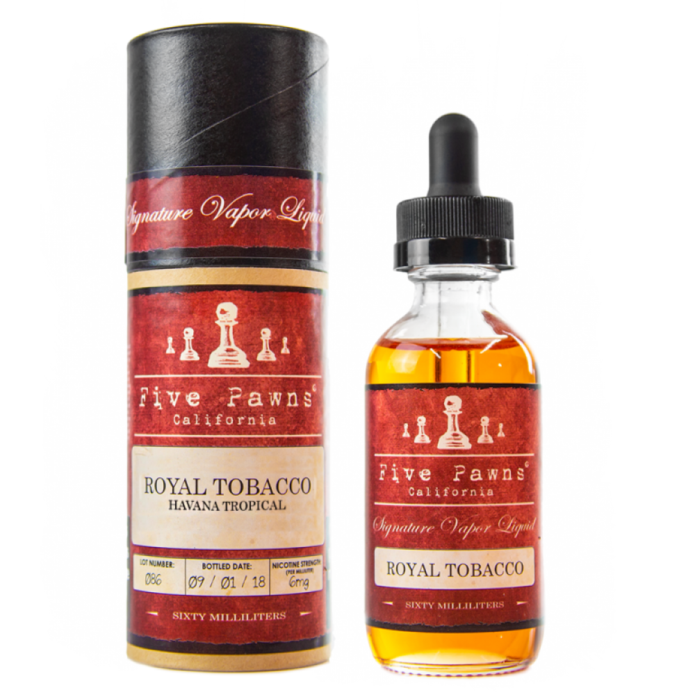 En İyi Elektronik Sigara Likitleri: Five Pawns Royal Tobacco 60ml İncelemesi