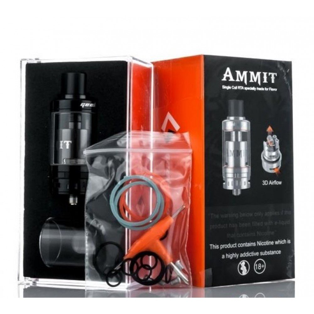 Geekvape Ammit 22mm Tekli RTA Elektronik Sigara Atomizeri İncelemesi