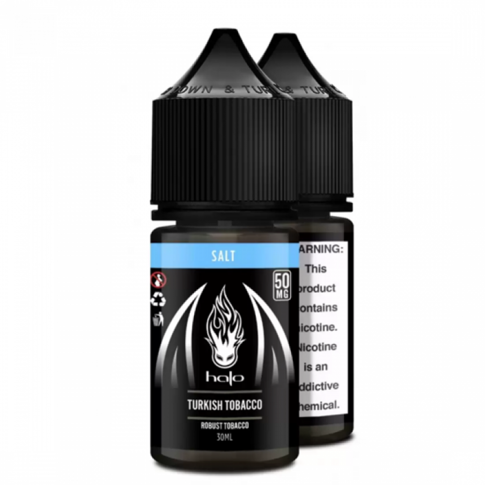 Halo Turkish Tobacco 30ml Premium Salt Likit: Mükemmel Buhar Deneyimi