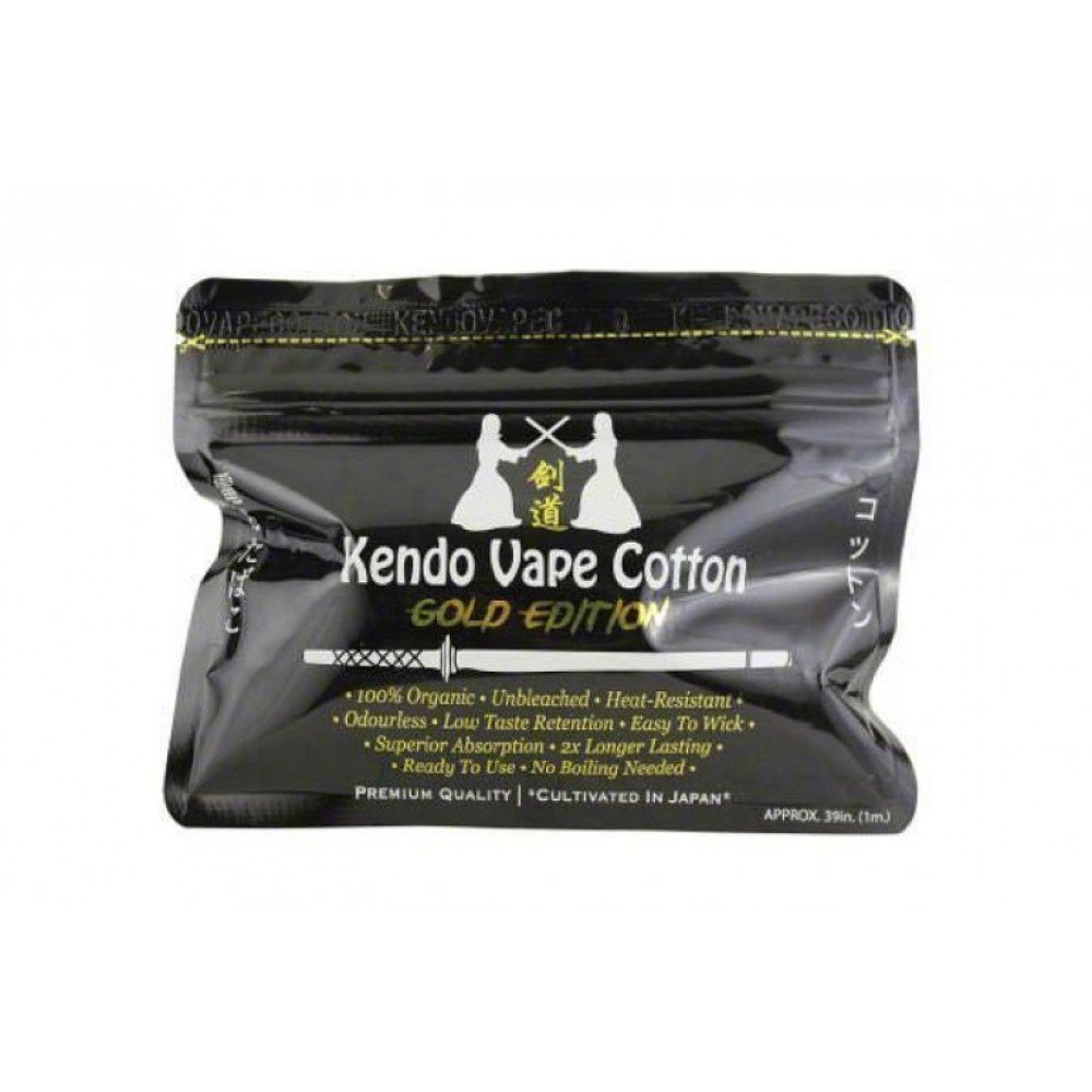 Kendo Vape Cotton Gold Edition: Premium Vaping Experience