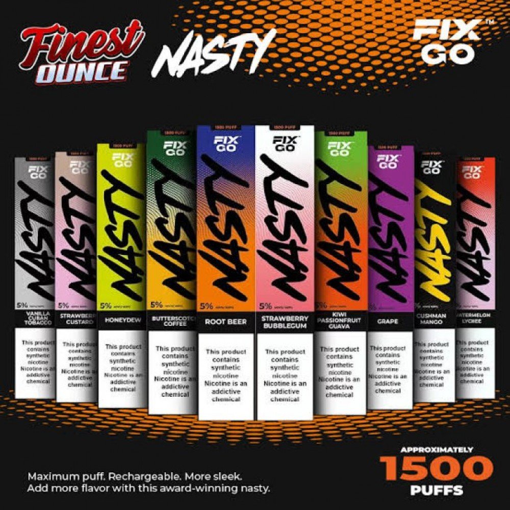 Nasty Fix Go 1500 Puff Tek Kullanımlık Elektronik Sigara İncelemesi