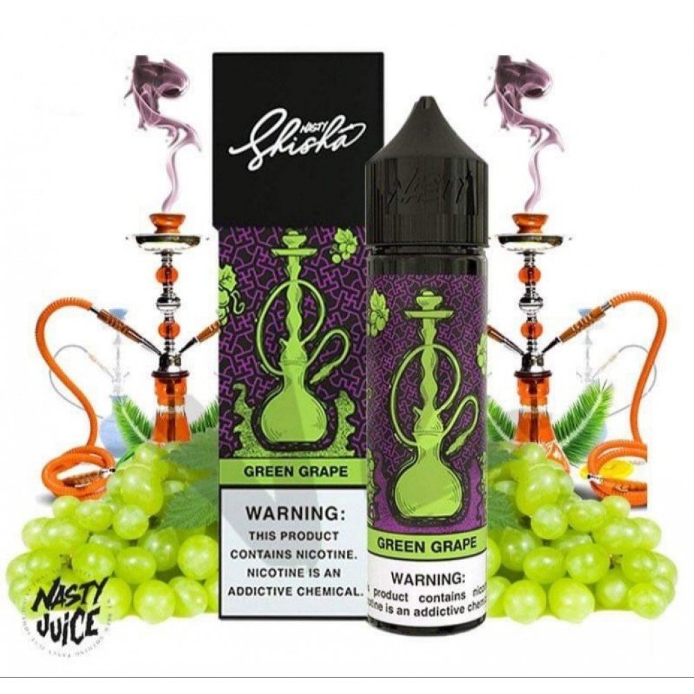 Nasty Juice Shisha Green Grape 60ml - Zengin Lezzet Profili