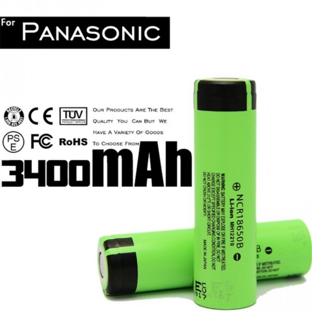 Panasonic NCR 18650B 3400mAh En Uzun Ömürlü Pil Seçenekleri