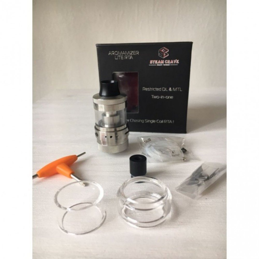 Steam Crave Aromamizer Lite RTA İncelemesi: MTL & DL Vape Deneyimi