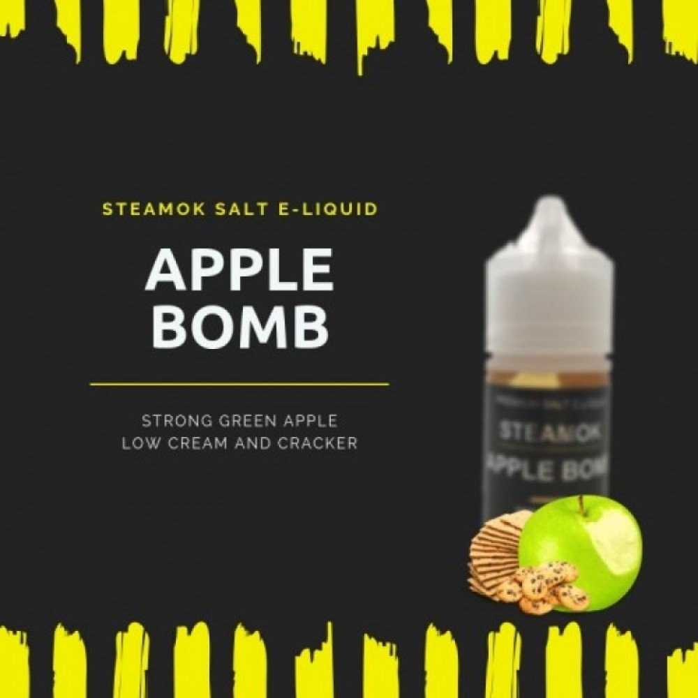 Yenilikçi Vape Dünyası: Steamok Apple Bomb Salt Likit