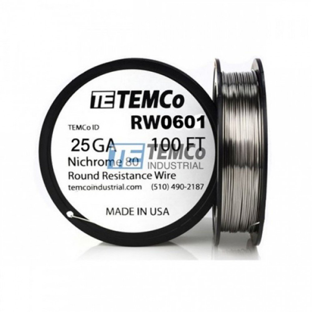 Kaliteli Vape Deneyimi için Temco Kanthal A1 25 Ga 10 Metre Tel