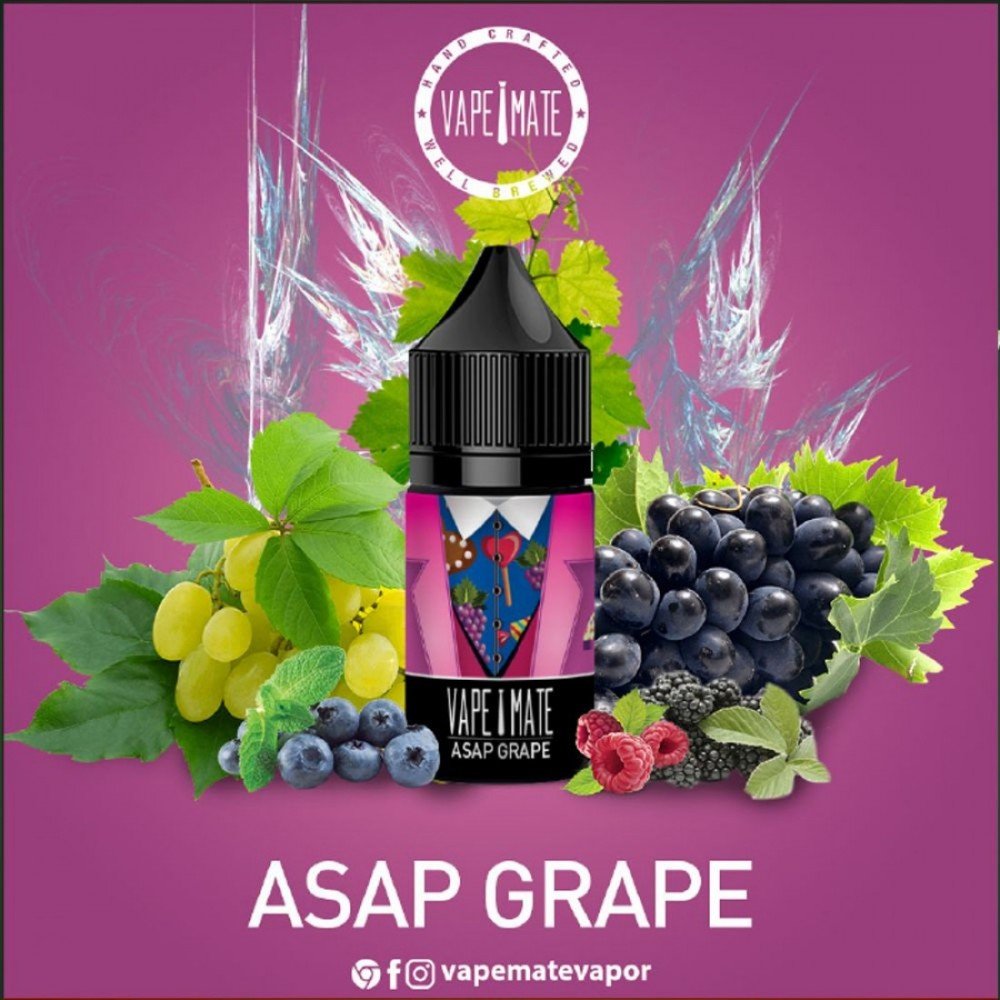 Yüksek Kaliteli Asap Grape Salt Likit ile Benzersiz Vape Deneyimi