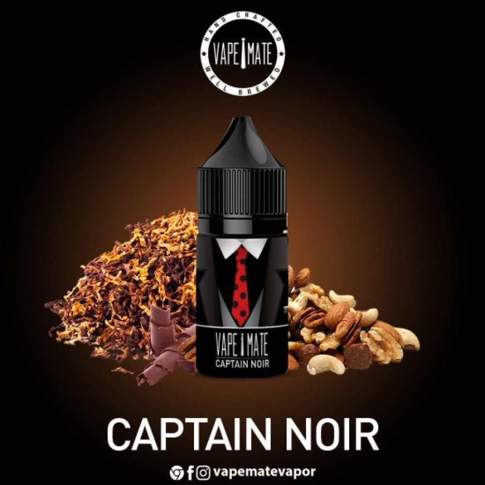 Vape Mate Captain Noir 30 Ml Likit - Mükemmel Buhar Deneyimi