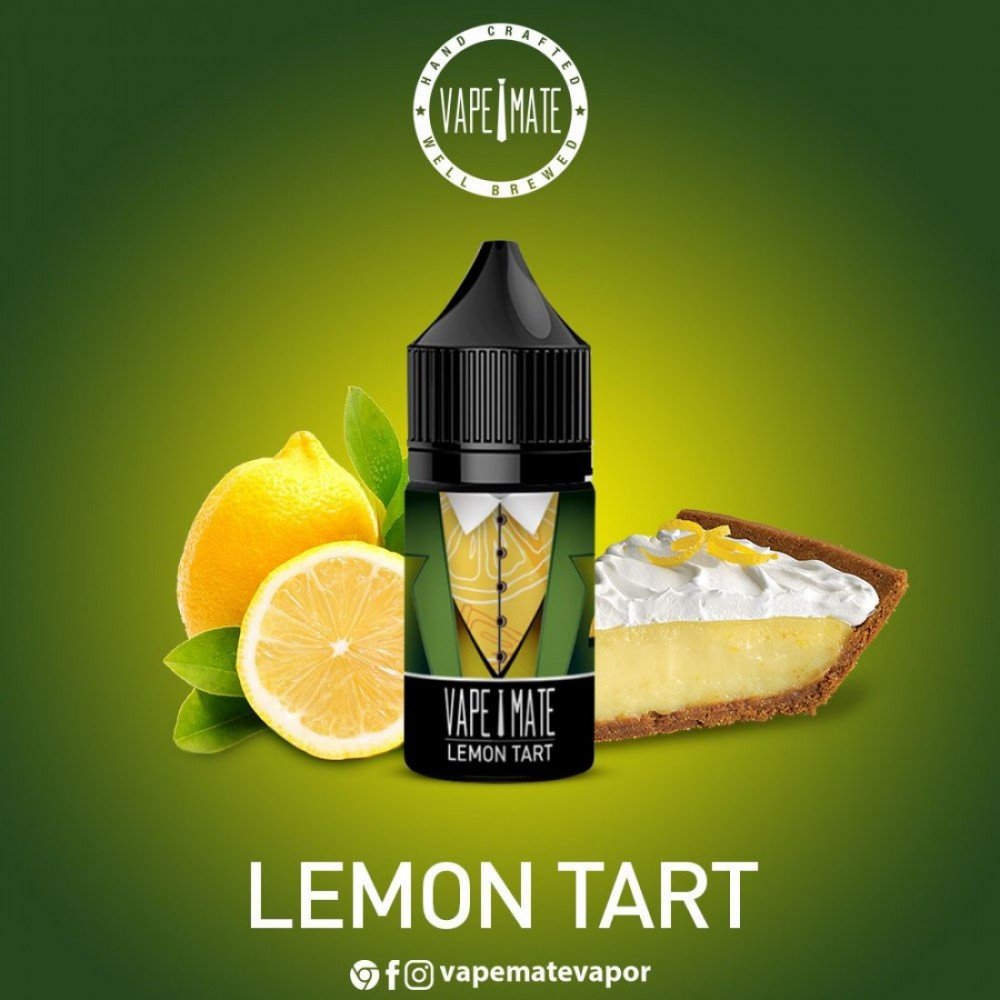 Enfes Limonlu Tart Lezzeti: Vape Mate Lemon Tart Likit