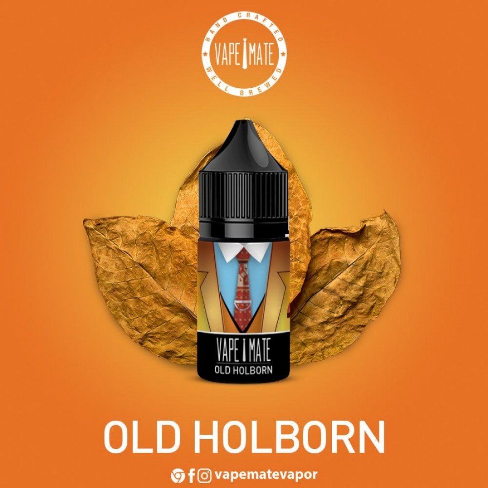 Yeni Old Holborn 30ml Vape Mate Likit - Yoğun ve Zengin Aroma