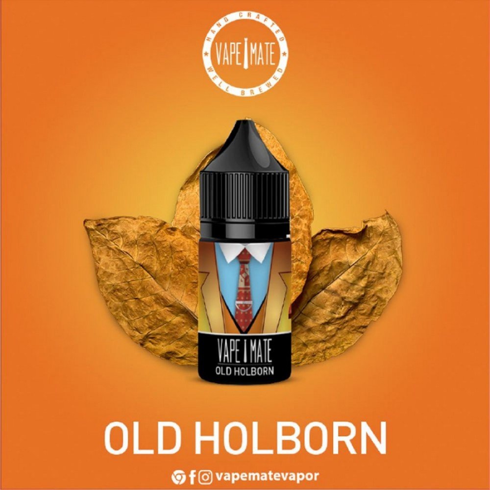 Yüksek Kaliteli Vape Keyfi için Vape Mate Old Holborn 30 Ml Salt Likit