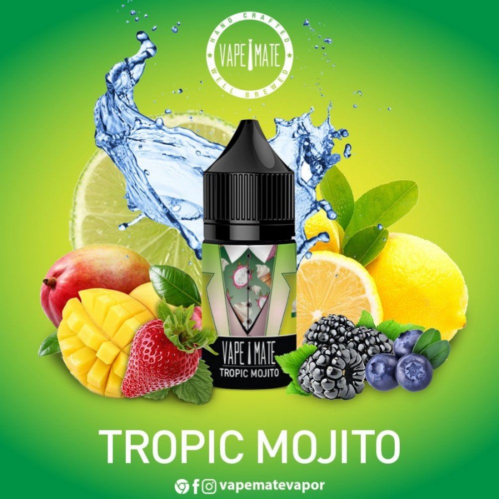 Vape Mate Tropic Mojito Likit: Premium Vape Deneyiminiz