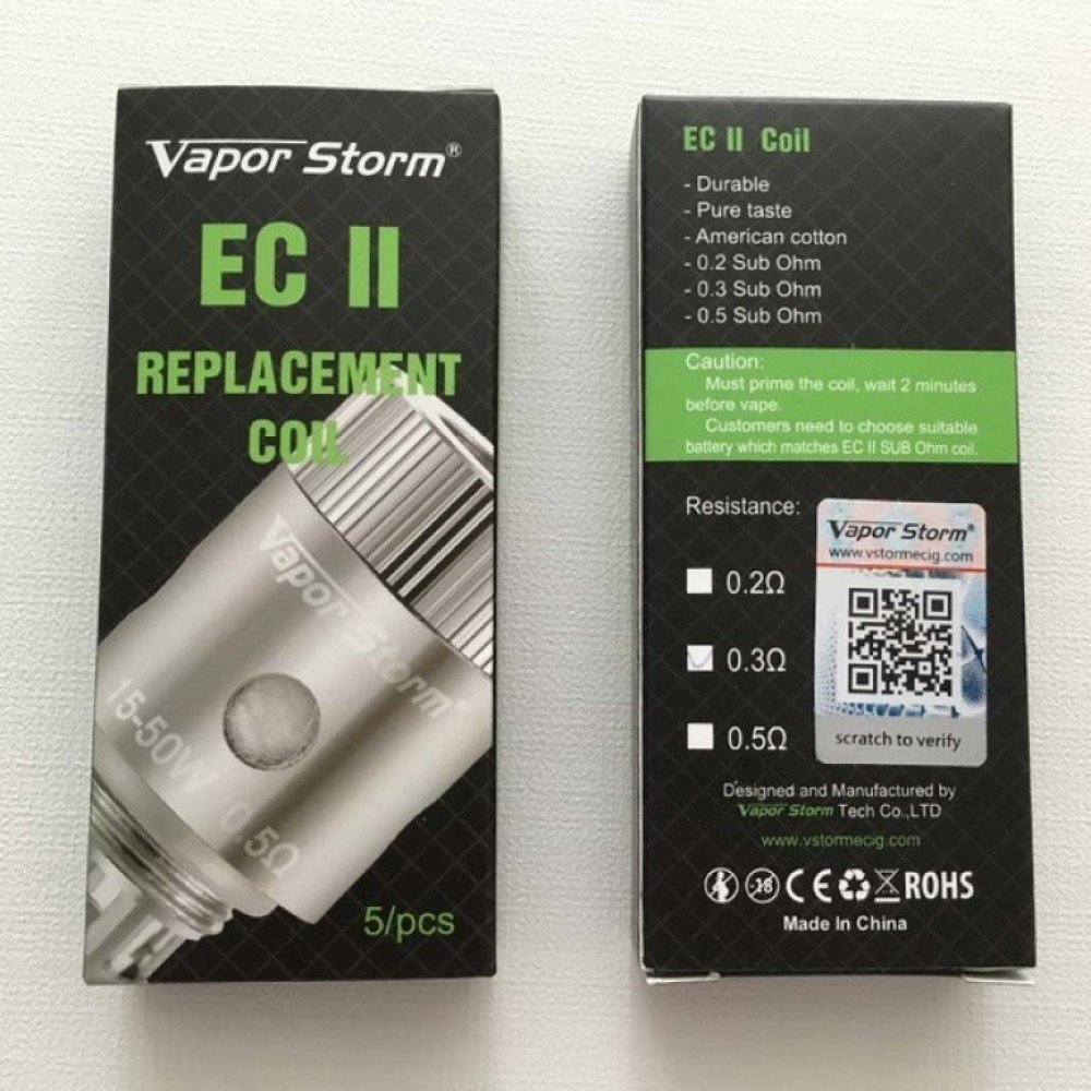 Vapor Storm EC II Yedek Coil: Buhar Deneyiminizi Yükseltin