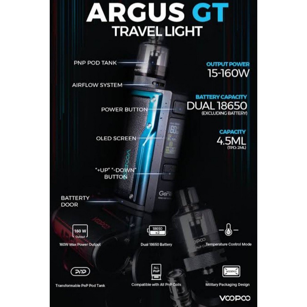 Voopoo - Argus Gt 160w Elektronik Sigara