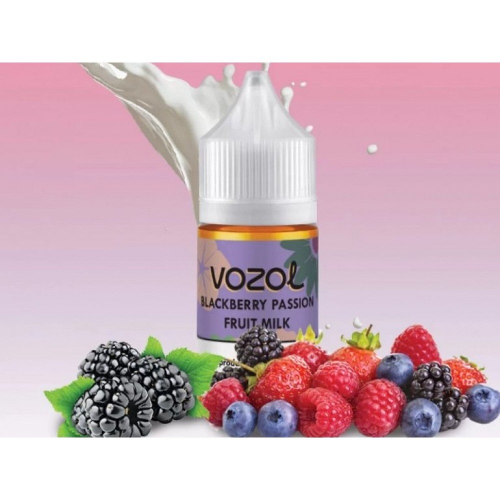 Vozol Bar Blackberry Passion Fruit Milk Likit: Premium Vape Deneyimi