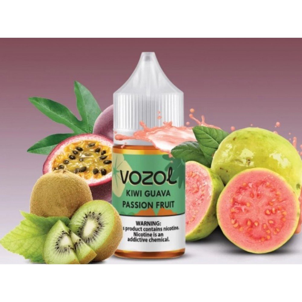 Vozol Bar Kiwi Guava Passion Fruit 30ml Likit: Yaza Özel Tropik Esinti