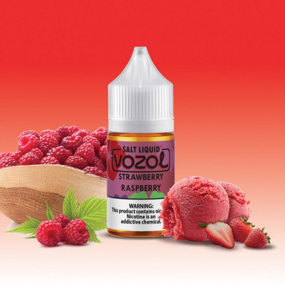 Vozol Bar Strawberry Raspberry 30ml Likit: Premium Buhar Deneyimi