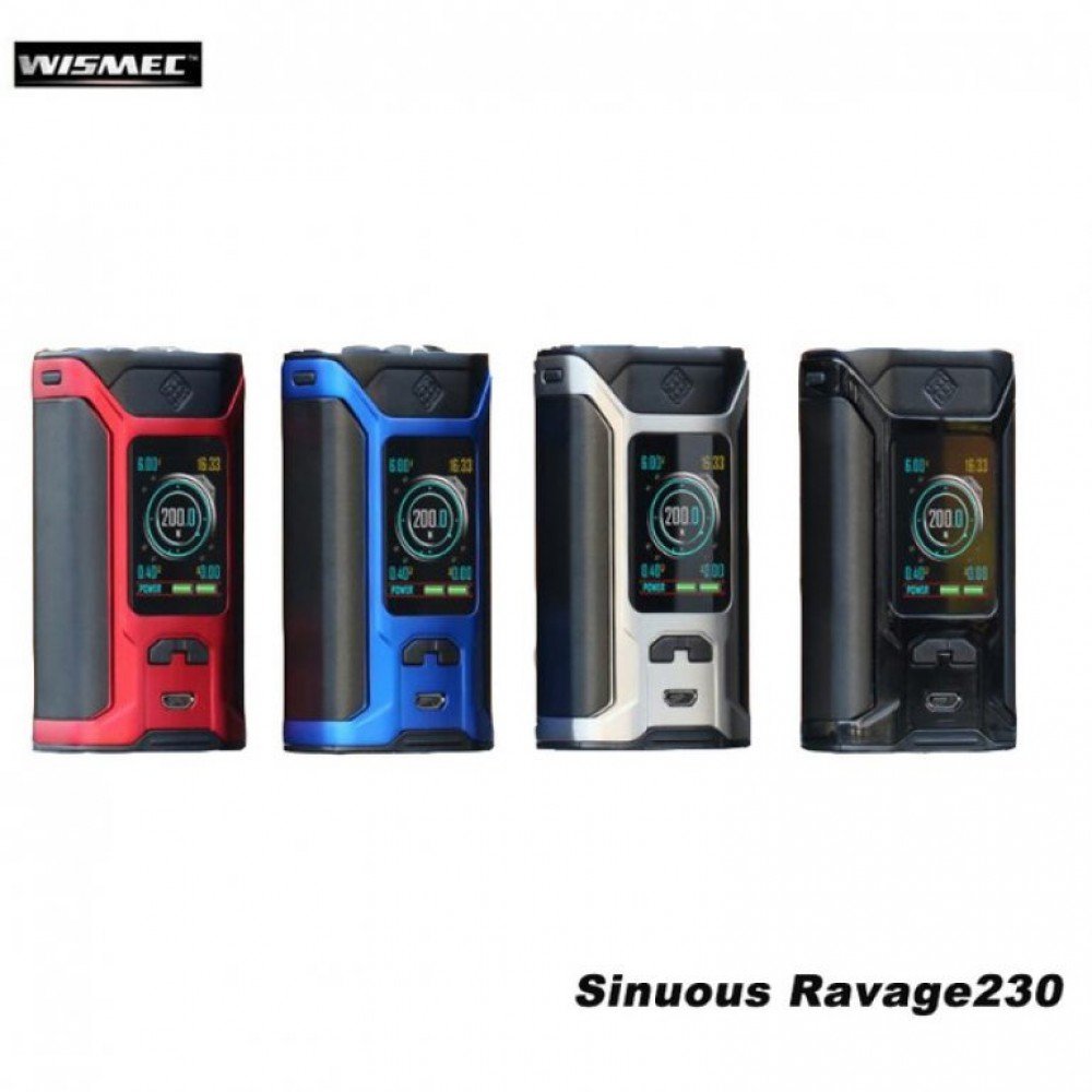 Wismec Sinuous Ravage 230w Elektronik Sigara İncelemesi