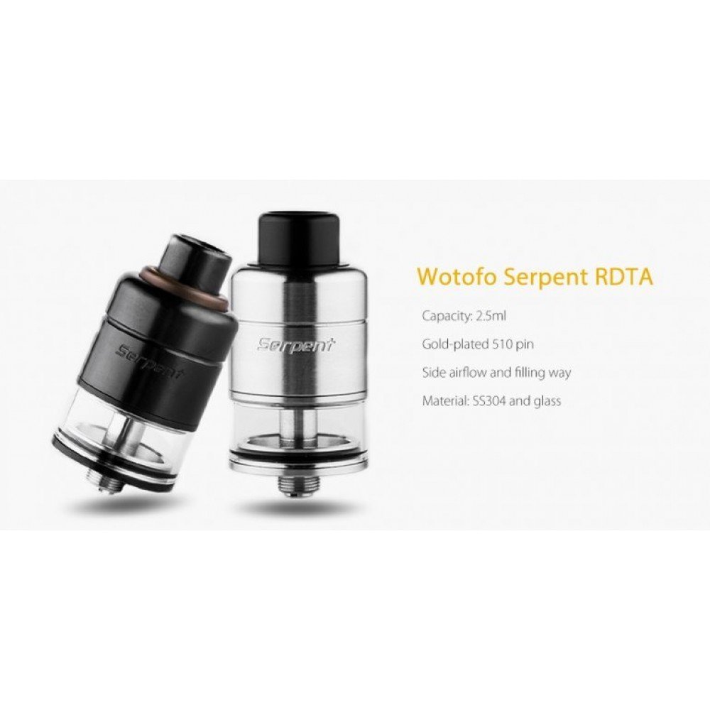 Yenilikçi Vape Deneyimi için Wotofo Serpent RDTA